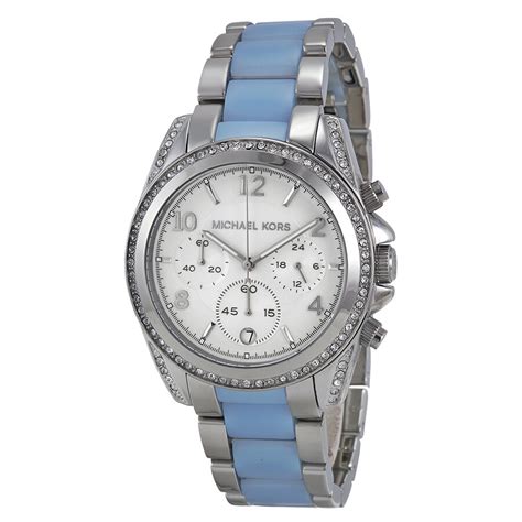 michael kors 33mm silver watch|Michael Kors blair watch silver.